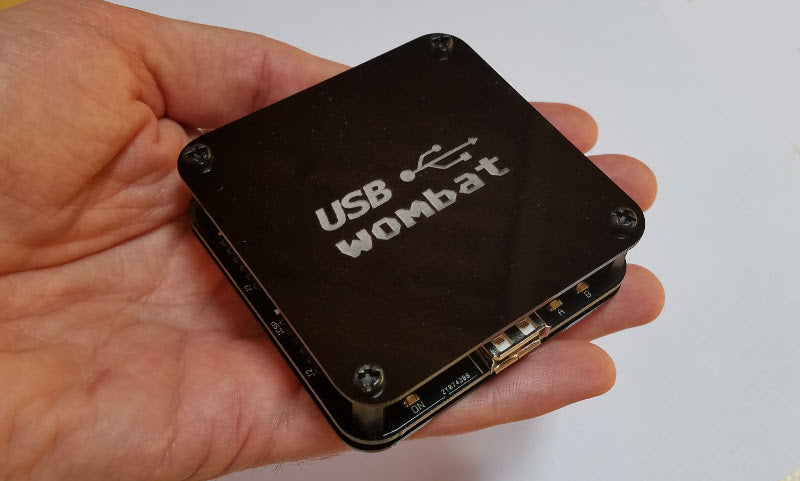 Black Acrylic Case for ADB-USB Wombat