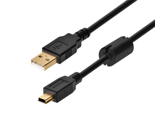 USB-A to Mini-B 2.0 Cable, 3 ft
