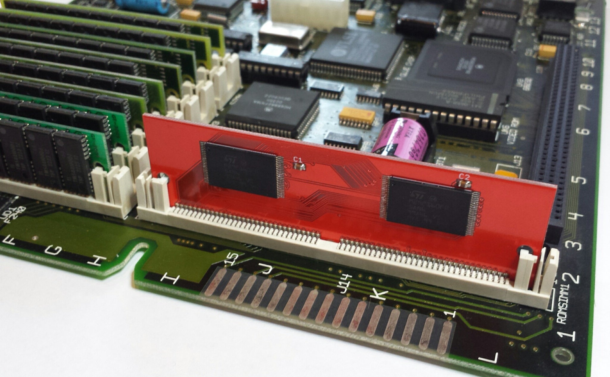 Mac ROM-inator II Atom SIMM – Big Mess o' Wires